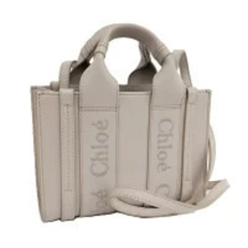 Chloe 2way Shoulder Bag Woody leather pink
